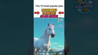 🐴 #8 Horses &ndash; Loyal Friends with Beautiful Manes! 🐎💨 | Top 10 Pets for Kids
