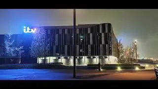 Media City Salford Quays -Salford #mediacityuk #salfordquays #mediacitytv in Few Clicks at Night