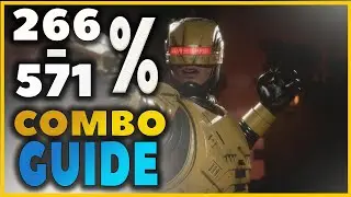 ROBOCOP V2 Combo Guide &ndash; Mortal Kombat 11 || МОРТАЛ КОМБАТ 11 AFTERMATH КОМБО ГАЙД РОБОКОП.
