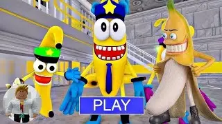 BANANA POLICE FAMILY  PRISON RUN ESCAPE! | EPIC ELEMENT