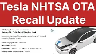 Tesla NHTSA OTA Software Update Recall