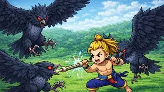 TIBIA - MONK 659 | NIGHT HARPY RAID | 8,65KK RAW XP