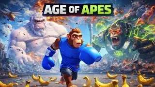 🐒MONKEY 🦍WAR!💯ULTIMATE 🥏APE💪 FIGHT@rohitgamingzone #monker #ageofapes #game 