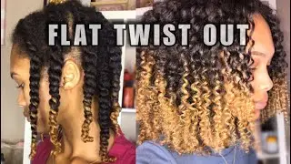 ULTRA SOFT Flat Twist Out Using CHEBE BUTTER | RETAIN LENGTH & STRENGTHEN
