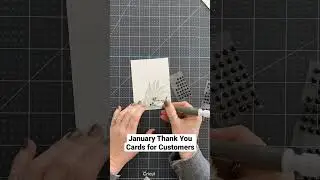 Quick and Easy Handmade Thank You Card #shorts