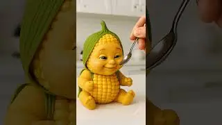 Cute baby eating corn and laughs ❤️👶🏻🌽😍🤣