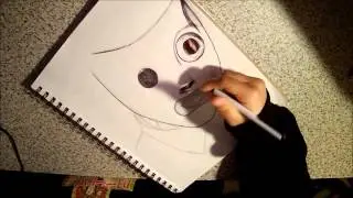 Drawing of Corey Taylor Mask From Slipknot