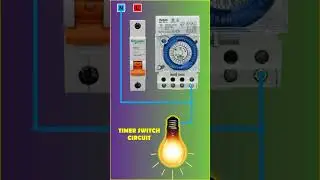 Analog Timer Switch with Bulb #electrical #timerswitch