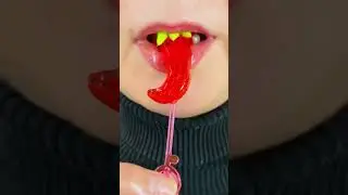 asmr JELLY PEPPER eating sounds mukbang food