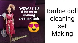 How to Make a Mini cleaning set - DIY Realistic Miniature - Doll House prishanthi creations