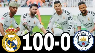 FC 25 -MESSI RONALDO NEYMAR & MBAPPE | ALL STARS |  AL NASSR 100-0 MANCHESTER UNITED