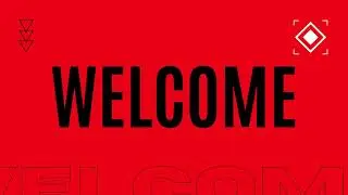 Red and Black Welcome to My Channel Youtube Intro No Text + Free Download