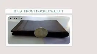 WALLETERAS  - Crazy Horse Leather RFID Bi-fold Wallet With Money Clip