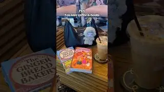 POV: you love coffee & books #booktube #booktok #bookstore #coffeelover #thebookishshop