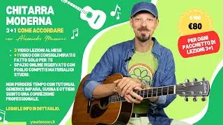 Corso di Chitarra Moderna 3+1 | Come Accordare La Chitarra