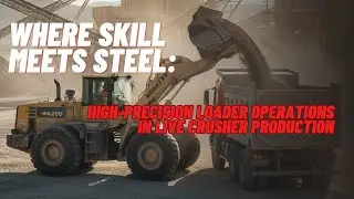Where Skill Meets Steel: High-Precision Loader Operations in Live Crusher Production