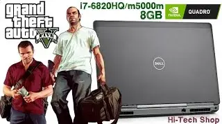 Dell Precision 7710 nvidia Quadro M5000m 8Gb full review and tested on GTA V