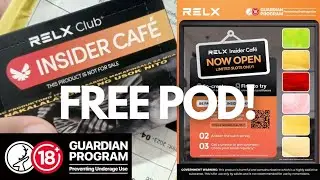 RELX INSIDER CAFE - FREE RELX POD / ZESTY TINGLES