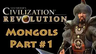 Civilization Revolution Mongols 1 Gameplay Tutorial on Deity (Let's Play)
