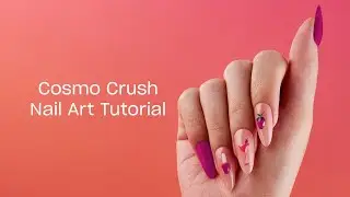 Pink Cosmo 3D Nail Art