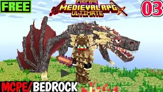 🌟Cisco's Fantasy  For Minecraft PE/Bedrock- Defeat Kill Fire Dragon and Dragon Armour 