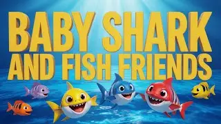 Little Blue Fish Song | Kids Music About Swimming, Learning Colors, and Ocean Friends