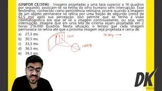UNIFOR CE/2016 - Imagens projetadas a uma taxa superior a 16 quadros por segundo, associam-se ...
