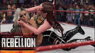WWE 2K22-ACW REBELLION LIV MORGAN CHALLENGES DR BRITT BAKER TO A MATCH AT WORLD WAR 1