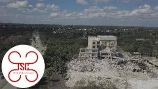 FLY-BY DRONE SERVICE IN FLORIDA OVER DEMOLITION SITE