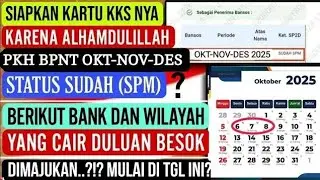 INFO PENCAIRAN PKH BPNT TAHAP 4 AKHIRNYA SUDAH SPM? BERIKUT INFO KPM YG CAIR DULUAN SIMAK