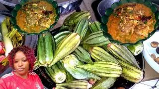 Sauce Gombo Okra Soup au Maquereau  La Recette Traditionnelle