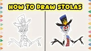 How to Draw Stolas from Helluva Boss &ndash; Hazbin Hotel Character Art