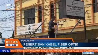 MASYARAKAT APRESIASI PENERTIBAN KABEL FO