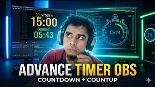 How to Create a Cool Timer in OBS Studio — Countdown + Countup