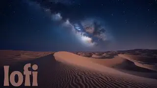 Relaxing Lofi in the Glow of Moonlit Sand