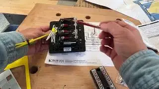 Blue Sea Systems 360 Panel 1210 AC distribution panel breaker wiring