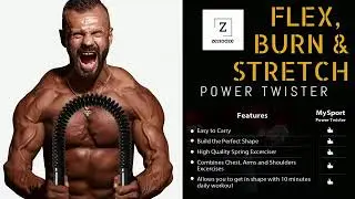 Power Twister Bar Flex Bar Exercise Bar Ripstik, Exercise Springs