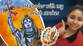 8 Minutes, One Divine Silence 🔱 | Watercolor Mahadev in Calm & Power&rdquo;