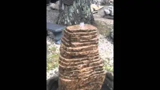 Carved Rock Fountain