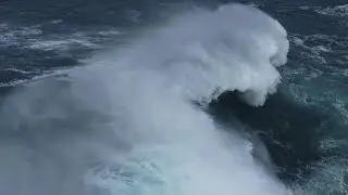 Temporal Meir&aacute;s, Galicia | Grandes Olas a vista de dron | DJI MINI 2