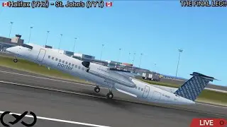 Halifax-St. John's | FINAL Leg!! | CANADIAN TOUR LEG 10 | INFINITE FLIGHT LIVE