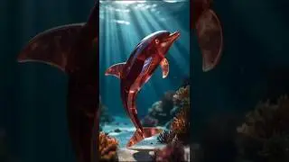 Sea Creatures + Gemstones Fusion 💎🌊 (Dolphin, Shark, Whale, Orca) #shorts #ai