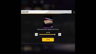 Gun crate opening in free fire | Ak gun crate open