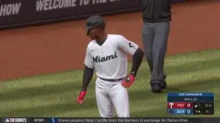 MLB The Show 23 - Left Field Glitch! ⁉️#xbox #gaming #mlb #viral #bug #glitch #jazz #phillies #4k