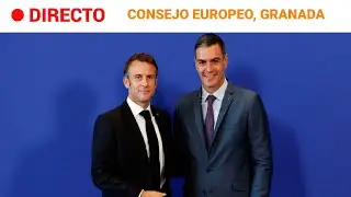 CUMBRE GRANADA: LLEGADAS der los 27 al CONSEJO EUROPEO informal | RTVE Noticias