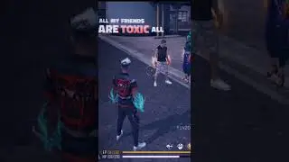 all my friends are toxic status | free fire - renzo gaming