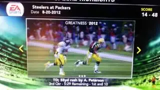 Madden 13 - PO AP giving a Steeler the Stiffie!