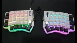 Sofle V1.1 RGB Split Keyboard with Gateron Milky Yellow Switches