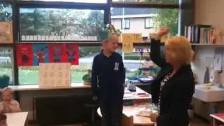 Thijs traktatie op school