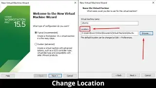 Change the VMware workstation install Location